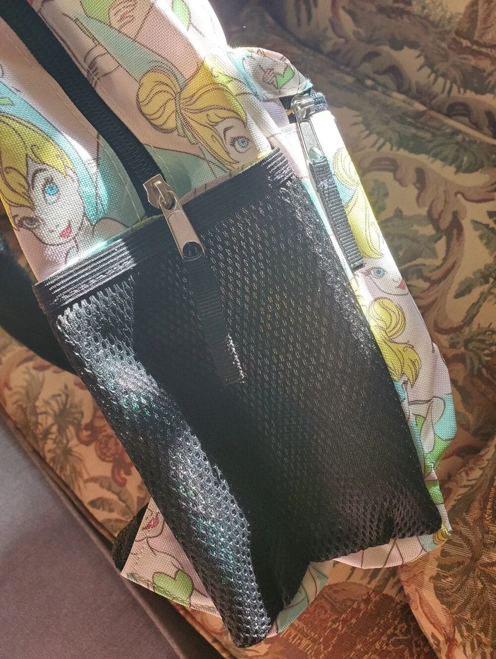 Disney's Tinker Bell All Over Print Backpack - For Adult Or Kid